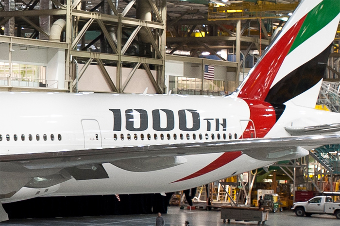 1000th Boeing 777