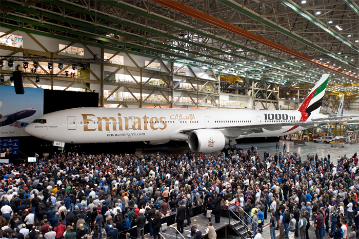 1000th Boeing 777 Built (Emirates)
