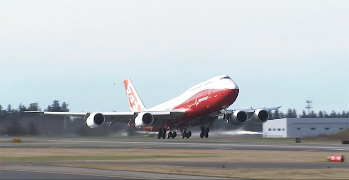 Boeing 747-8I First Flight