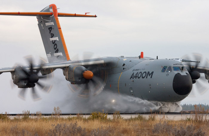 Airbus A400M Water Ingestion Test