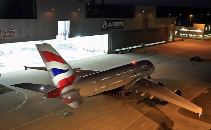 First British Airways Airbus A380 