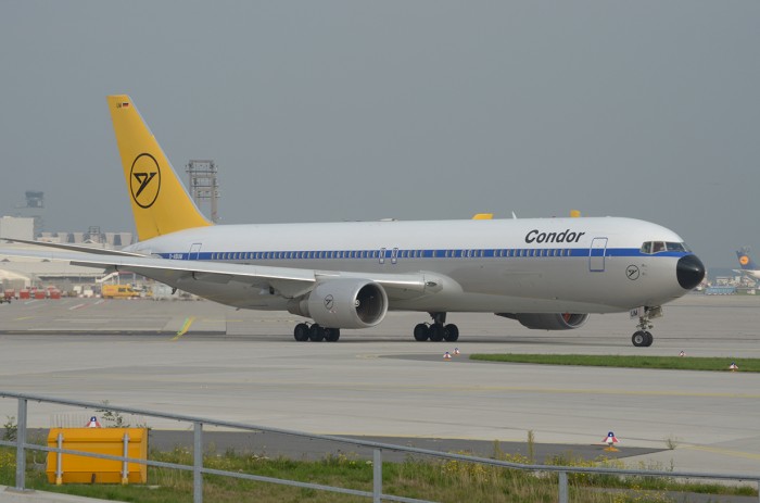 Condor Boeing 767 with retro livery