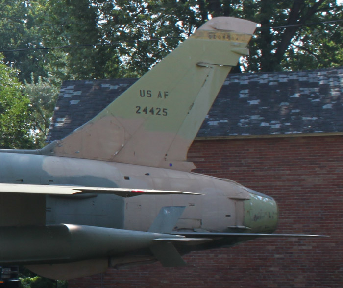 Republic F-105 Thunderchief Rudder