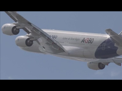 Airbus A380 Paris Air Show 2011 Video Capture