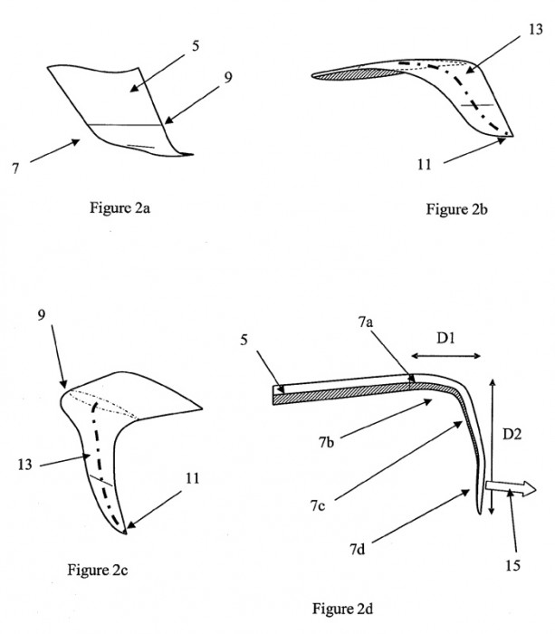 Airbus downward-facing wing tip designs