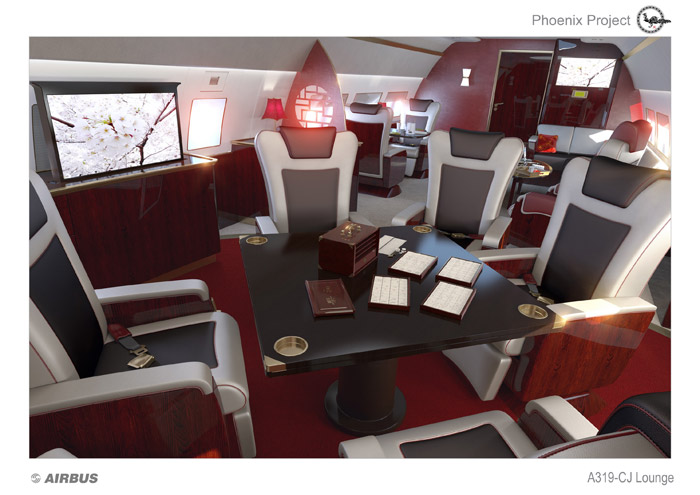 Airbus Corporate Jet Phoenix Cabin Concept