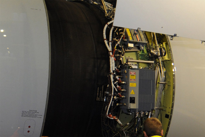 Lufthansa Boeing 747-8 Intercontinental Engine