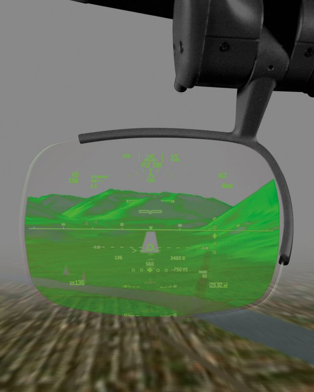 Bombardier Vision Flight Deck Head-Up Display (HUD)
