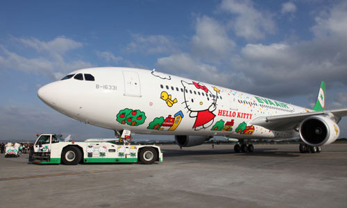 EVA Hello Kitty Logo Jet - Magic Jet