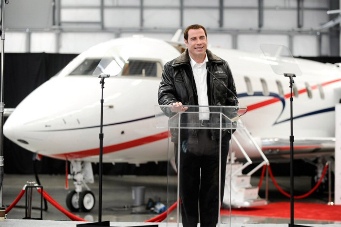 John Travolta Bombardier Ambassador