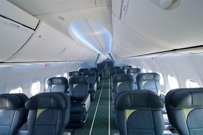 RwandAir Boeing 737 Sky Interior