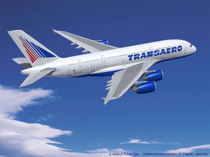 Transaero Airbus A380