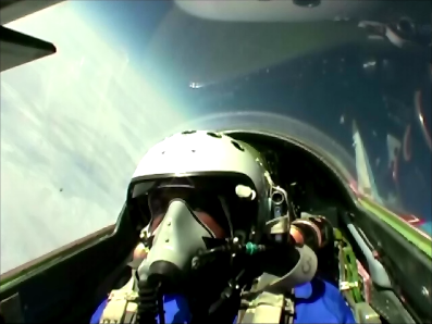 Riding a MiG-29 UB on the edge of space